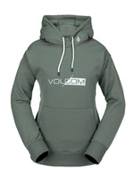 VOLCOM WOMENS RIDING HYDRO HOODIE - EUCALYPTUS - 2024 EUCALYPTUS HOODIES