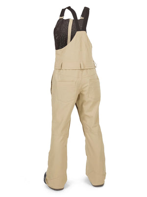 
                  
                    Load image into Gallery viewer, VOLCOM WOMENS SWIFT BIB OVERALL SNOWBOARD PANT - DARK KHAKI - 2024 SNOWBOARD PANTS
                  
                