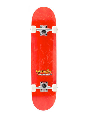 
                  
                    Load image into Gallery viewer, VOLTAGE GRAFFITI LOGO SKATEBOARD COMPLETE 7.5 RED skateboard completes
                  
                