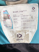 2021 Duotone Warp Fin 7.0 m2 Used windsurfing sails