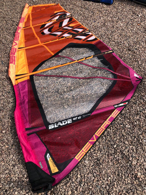 
                  
                    Load image into Gallery viewer, 2019 Severne Blade 4.2 m2 orange/red Used windsurfing sails
                  
                
