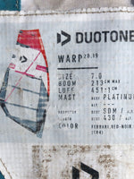 2019 Duotone Warp 7.0 m2 Used windsurfing sails