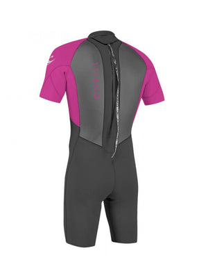 
                  
                    Load image into Gallery viewer, 2021 O&amp;#39;Neill Reactor 2MM Kids Shorty Wetsuit Black Berry Kids shorty wetsuits
                  
                