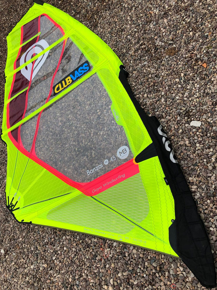 2021 Goya Banzai Pro 4.5 m2 yellow Used windsurfing sails