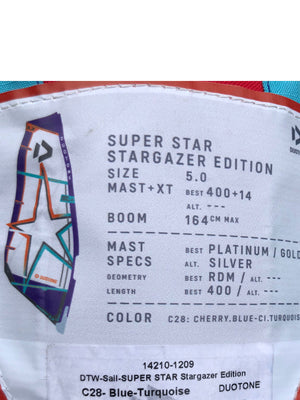 
                  
                    Load image into Gallery viewer, 2021 Duotone Super Star Stargazer edition 5.0 Used windsurfing sails
                  
                