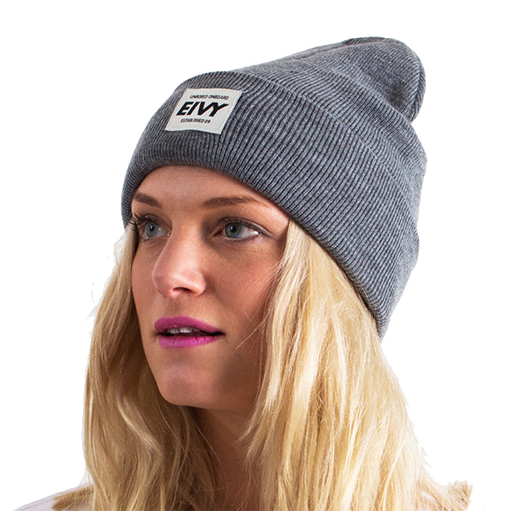EIVY HIGH FIVE BEANIE O S GREY MELANGE BEANIES