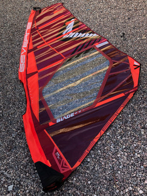 
                  
                    Load image into Gallery viewer, 2022 Severne Blade 3.7 m2 red Used windsurfing sails
                  
                