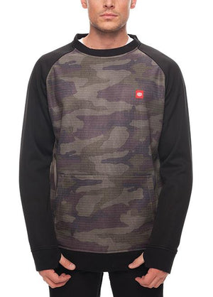 
                  
                    Load image into Gallery viewer, 686 CREWNECK BONDED FLEECE SWEATSHIRT - FATIGUE CAMO PRINT - 2018 FATIGUE CAMO PRINT SWEATERS
                  
                