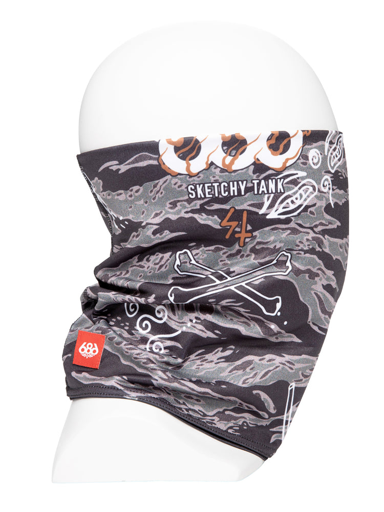 686 DOUBLE LAYER FACE WARMER - SKETCHY TANK FACEMASKS