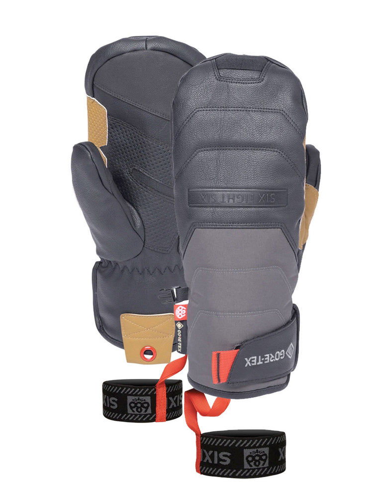 686 GORE-TEX APEX SNOWBOARD MITT - CHARCOAL COLORBLOCK - 2023 CHARCOAL COLORBLOCK SNOWBOARD GLOVES