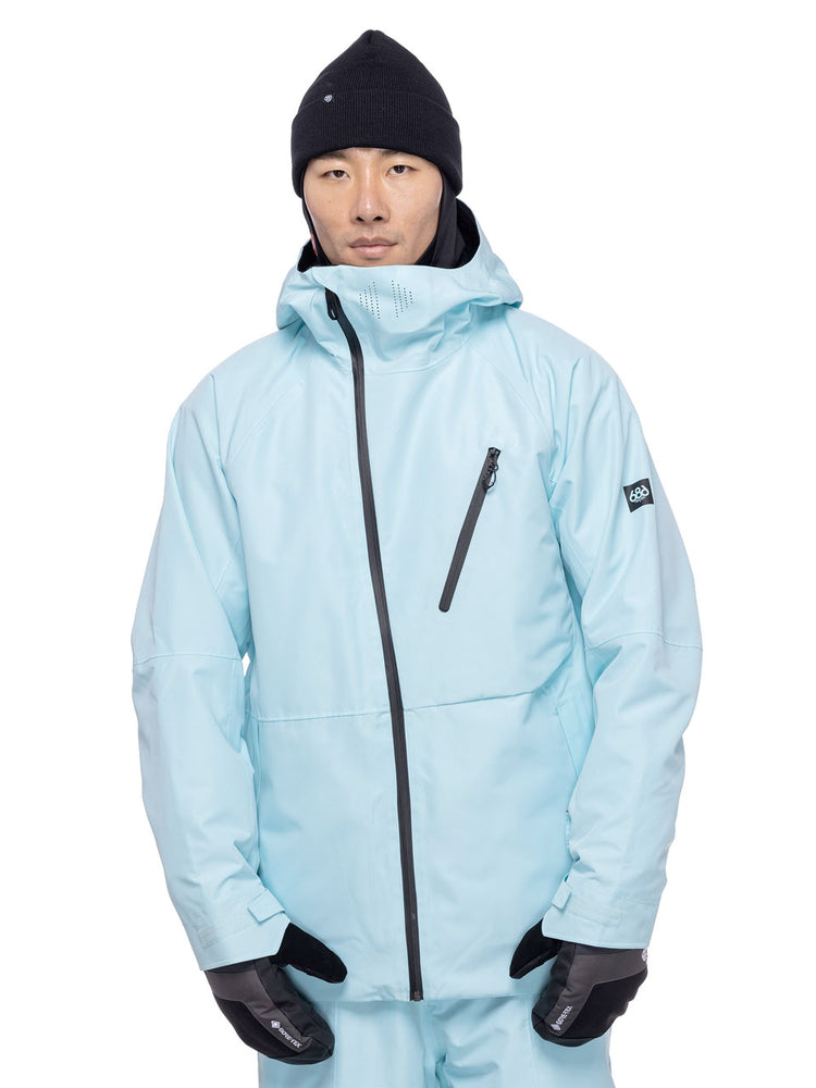 686 GLCR HYDRA THERMAGRAPH SNOWBOARD JACKET - ICY BLUE - 2023 ICY BLUE SNOWBOARD JACKETS