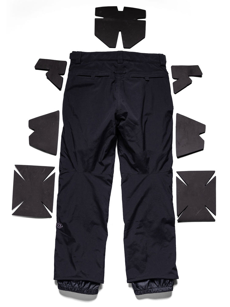 686 PROGRESSION V2 PADDED SNOWBOARD PANT - BLACK SNOWBOARD PANTS