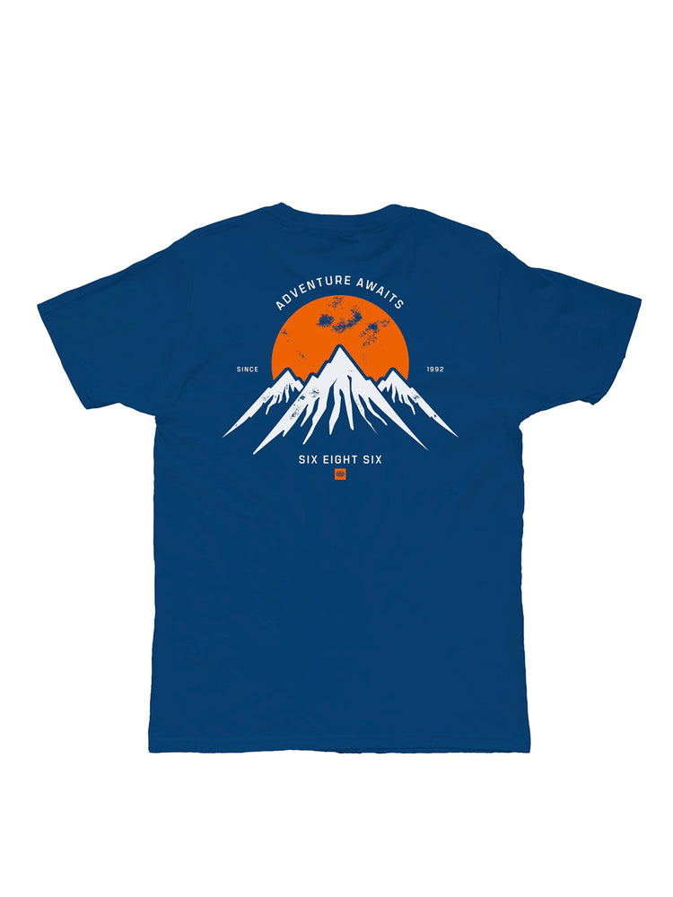 686 RISING SUN T-SHIRT - NAVY - 2023 T-SHIRTS
