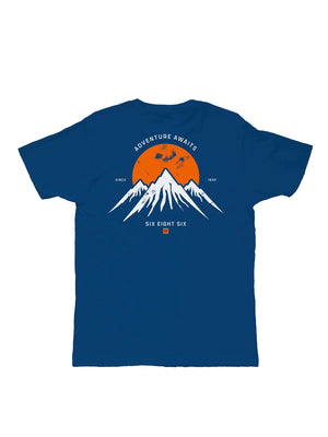 
                  
                    Load image into Gallery viewer, 686 RISING SUN T-SHIRT - NAVY - 2023 T-SHIRTS
                  
                
