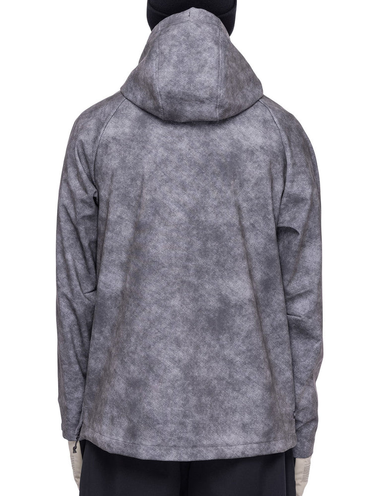 686 WATERPROOF HOODY - CHARCOAL WASH - 2023 HOODIES