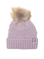 686 WOMENS MAJESTY CABLE KNIT BEANIE - DUSTY ORCHID BEANIES