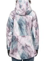 686 WOMENS MANTRA INSULATED SNOWBOARD JACKET - DUSTY ORCHID MARBLE - 2023 SNOWBOARD JACKETS