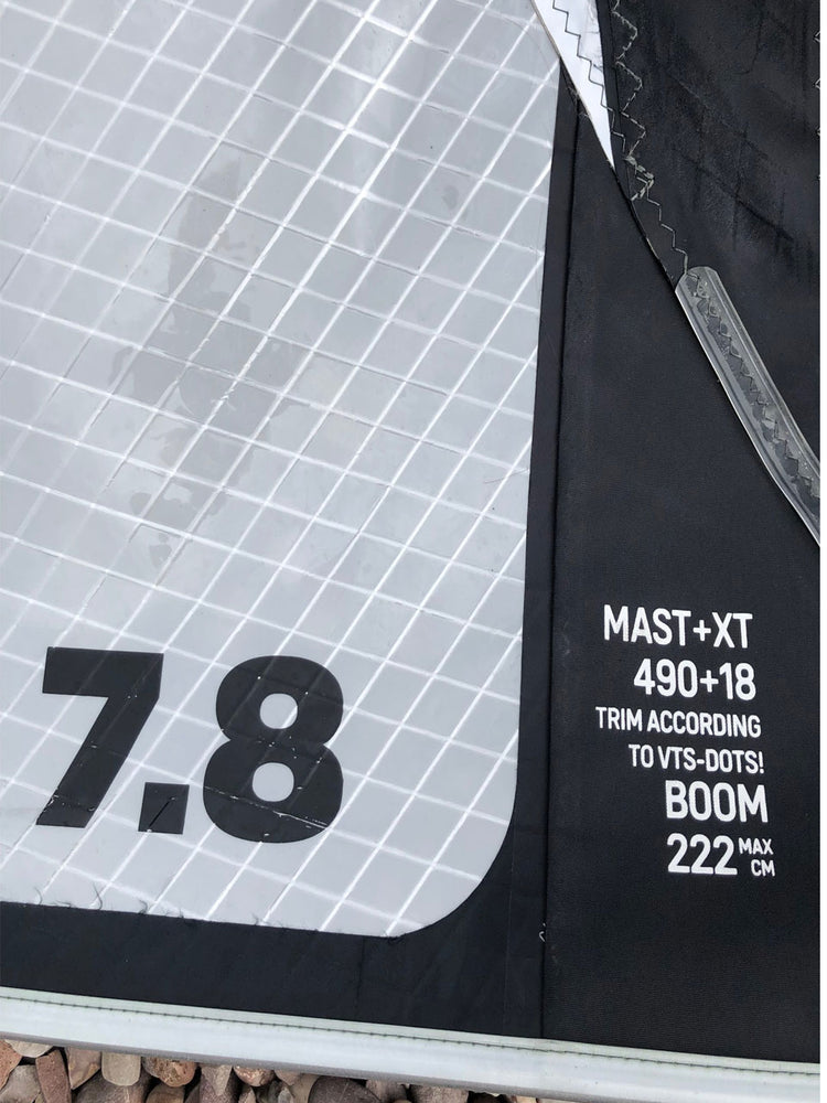 2021 Duotone Warp foil 7.8 m2 Used windsurfing sails