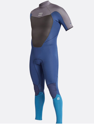
                  
                    Load image into Gallery viewer, 2017 Billabong Absolute Comp BZ 2MM Wetsuit Petrol Blue Mens summer wetsuits
                  
                