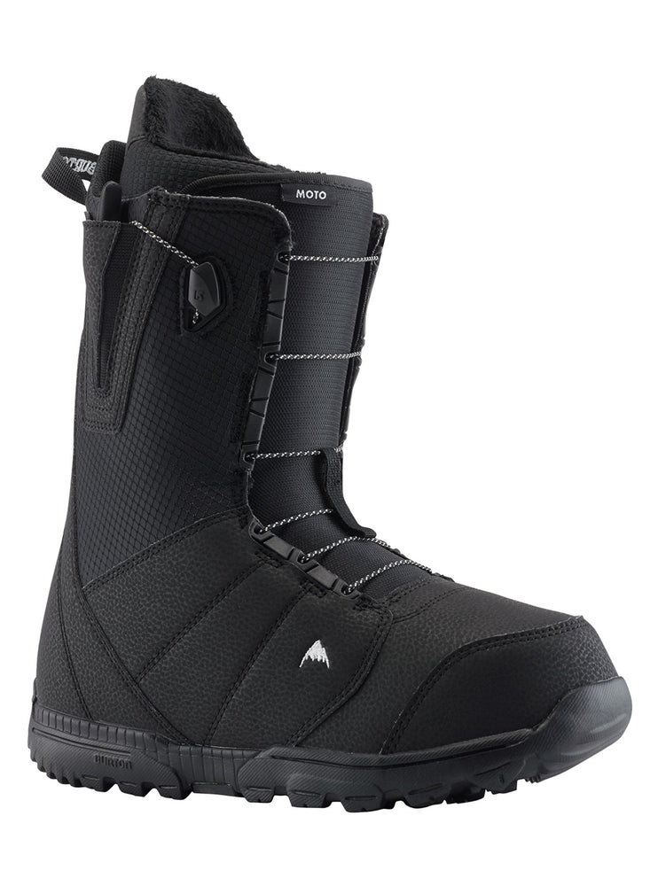 BURTON MOTO SNOWBOARD BOOTS - BLACK - 2022 BLACK SNOWBOARD BOOTS