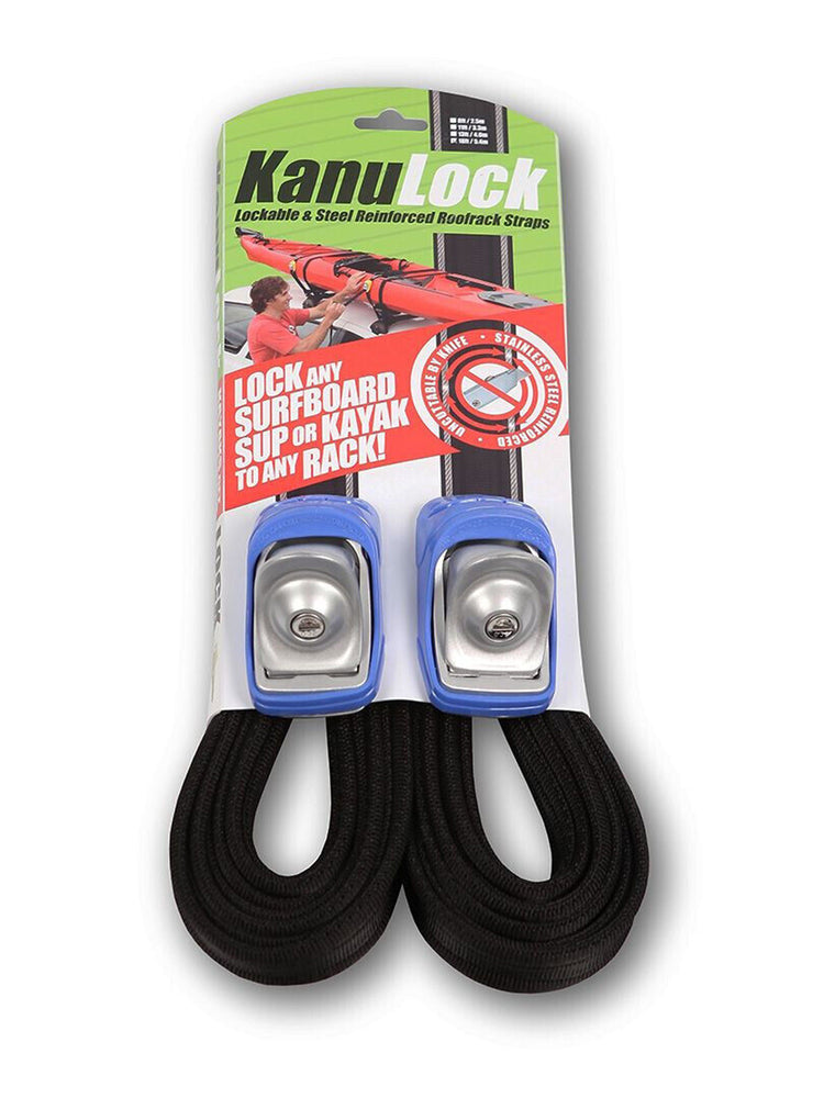 KanuLock Lockable Roof Rack Straps 540cm Roof Racks