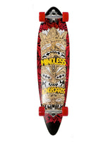 MINDLESS TRIBAL ROGUE IV CRUISER - SKATEBOARD COMPLETE 9.75 RED LONGBOARD COMPLETES