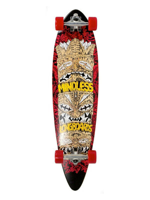 
                  
                    Load image into Gallery viewer, MINDLESS TRIBAL ROGUE IV CRUISER - SKATEBOARD COMPLETE 9.75 RED LONGBOARD COMPLETES
                  
                