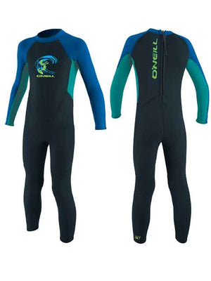 
                  
                    Load image into Gallery viewer, O&amp;#39;Neill Reactor Toddler Full Wetsuit Ocean Slate Kids summer wetsuits
                  
                