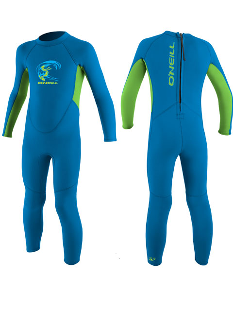 18 O'Neill Reactor 2MM Kids Full Wetsuit Blue 1 Kids summer wetsuits