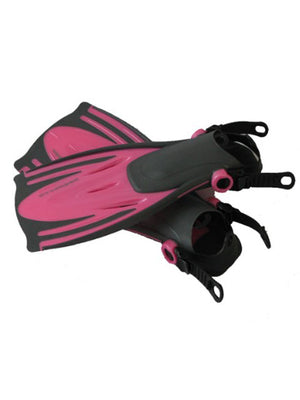 
                  
                    Load image into Gallery viewer, Typhoo T-Jet Snorkeling Fins Pink 2011 S M Mask and snorkel
                  
                