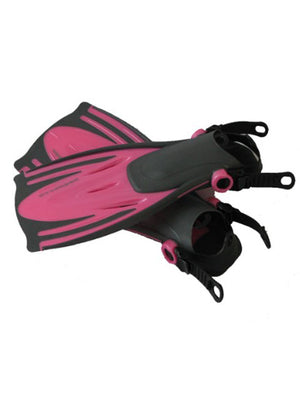 
                  
                    Load image into Gallery viewer, Typhoo T-Jet Snorkeling Fins Pink 2011 S/M Mask and snorkel
                  
                