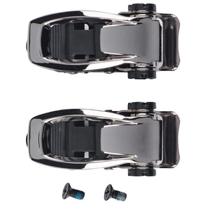 
                  
                    Load image into Gallery viewer, BURTON ANKLE BUCKLE REPLACEMENT SET BLACK SNOWBOARD PARTS
                  
                