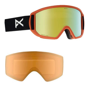 
                  
                    Load image into Gallery viewer, ANON RELAPSE SNOWBOARD GOGGLE -MOTO- 2019 MOTO SONAR BRONZE GOGGLES
                  
                