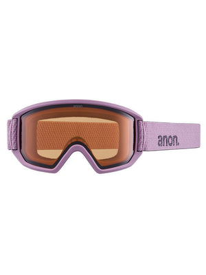 
                  
                    Load image into Gallery viewer, ANON RELAPSE SNOWBOARD GOGGLE - PURPLE PERCEIVE SUNNY ONYX - 2023 GOGGLES
                  
                