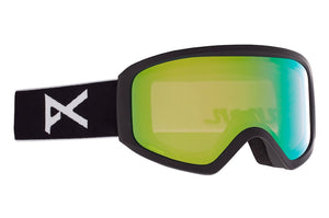 
                  
                    Load image into Gallery viewer, ANON WOMENS INSIGHT SNOWBOARD GOGGLE - BLACK PERCEIVE VARIABLE GREEN - 2021 BLACK PERCEIVE VARIABLE GREEN GOGGLES
                  
                