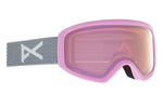 ANON WOMENS INSIGHT SNOWBOARD GOGGLE - GRAY POP PERCEIVE CLOUDY PINK - 2021 GRAY POP PERCEIVE CLOUDY PINK GOGGLES