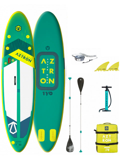 2022 Aztron Super Nova Compact 11' Inflatable SUP Package 11' Inflatable SUP Boards