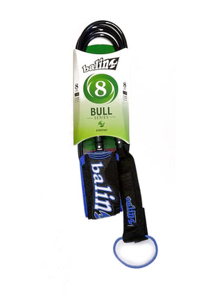 
                  
                    Load image into Gallery viewer, BALIN BULL SERIES 8&amp;#39; 7MM - SURFBOARD LEASH 8&amp;#39; BLACK BLUE SURF LEASH
                  
                