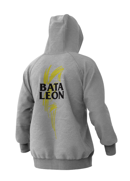 BATALEON LAST NINJA HOODIE - HEATHER GREY - 2020 HOODIES