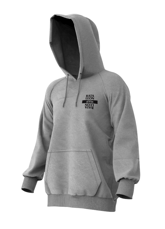 BATALEON LAST NINJA HOODIE - HEATHER GREY - 2020 HEATHER GREY HOODIES