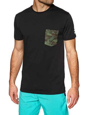 19 Billabong Team Pocket Rash T-Shirt Black XL Rashvests