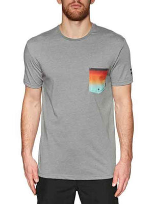 
                  
                    Load image into Gallery viewer, 19 Billabong Team Pocket Rash T-Shirt Grey M Rashvests
                  
                