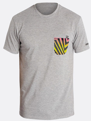 
                  
                    Load image into Gallery viewer, 18 Billabong Team Pocket Rash T-Shirt Grey Rashvests
                  
                