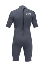 Billabong Absolute 2MM Shorty Wetsuit - Graphite - 2022 Mens shorty wetsuits