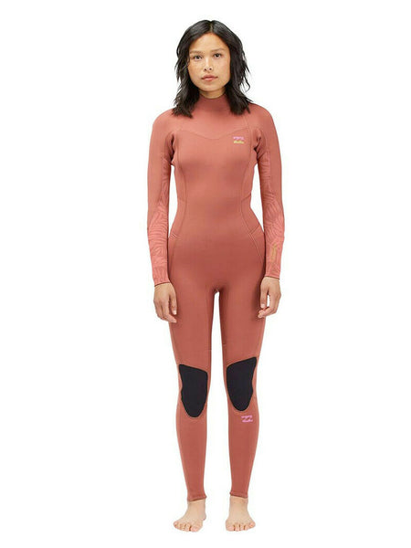Billabong Womens Synergy 3/2mm Wetsuit - Red Clay - 2022 – Boardwise