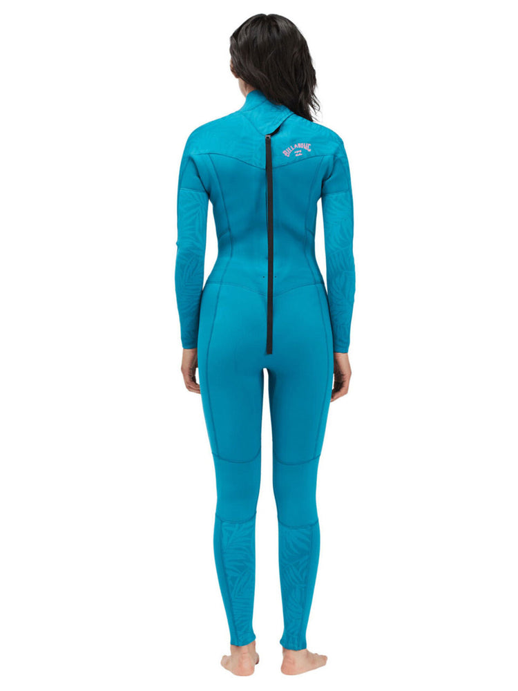 Billabong Womens Synergy GBS 3/2mm Wetsuit - Blue Lagoon - 2022 Womens summer wetsuits