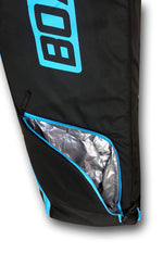 BOARDWISE BOARD WHEELIE COFFIN SNOWBOARD BAG - BLACK BLUE SNOWBOARD BAGS