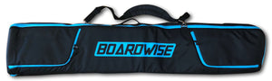 
                  
                    Load image into Gallery viewer, BOARDWISE BOARD WHEELIE COFFIN SNOWBOARD BAG - BLACK BLUE 165 CM BLACK/BLUE SNOWBOARD BAGS
                  
                