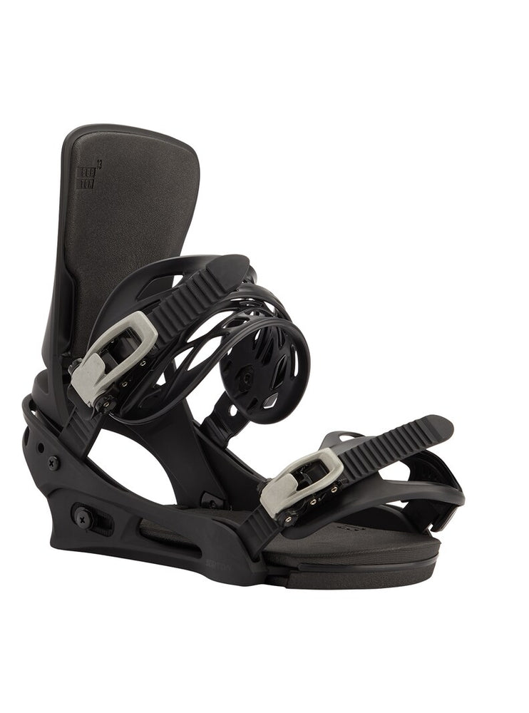 BURTON CARTEL RE:FLEX SNOWBOARD BINDINGS - BLACK - 2022 SNOWBOARD BINDINGS