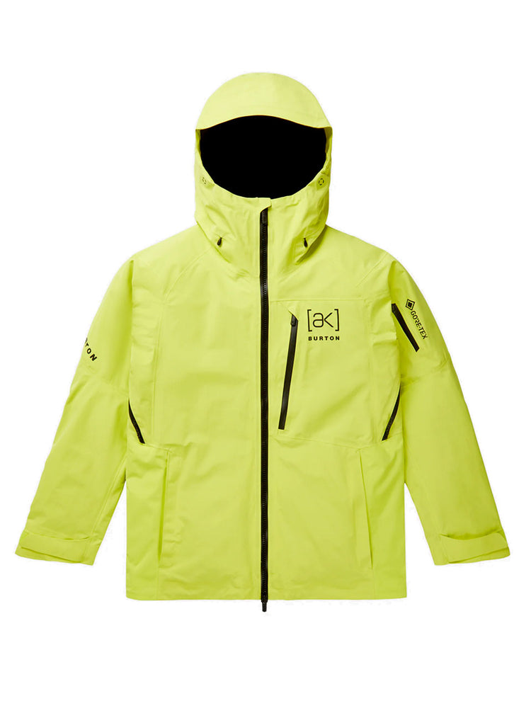 BURTON AK GORE TEX CYCLIC SNOWBOARD JACKET - LIMEADE - 2023 LIMEADE SNOWBOARD JACKETS
